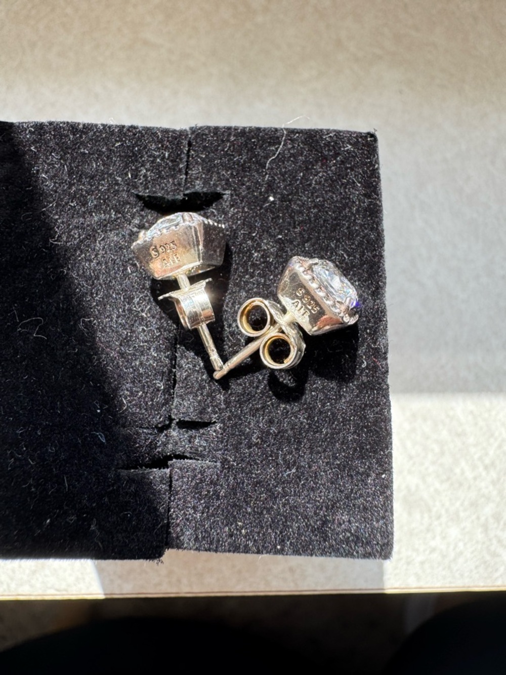 Pandora Square Halo Earrings - Picture 4 of 4